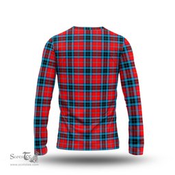 ScotsTee Shop Scottish MacTavish Modern Clan Crest Tartan Long Sleeve T Shirt
