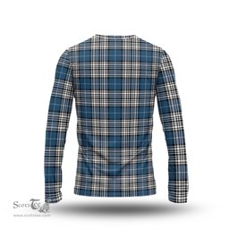 ScotsTee Shop Scottish Napier Modern Clan Crest Tartan Long Sleeve T Shirt