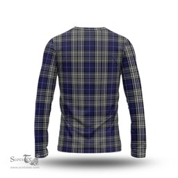 ScotsTee Shop Scottish Napier Clan Tartan Long Sleeve T Shirt