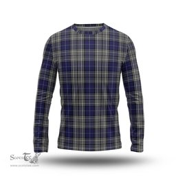 ScotsTee Shop Scottish Napier Clan Tartan Long Sleeve T Shirt