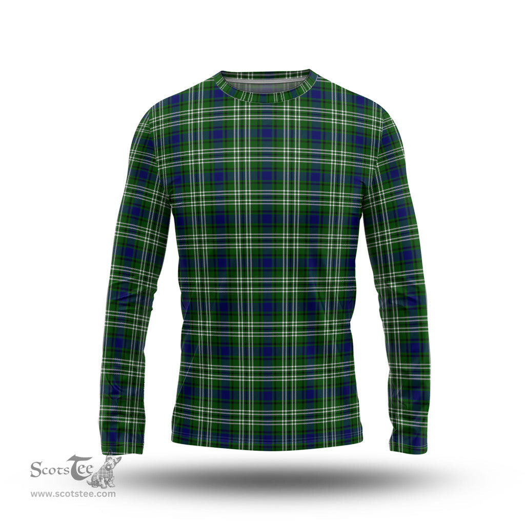 ScotsTee Shop Scottish Spottiswood Clan Tartan Long Sleeve T Shirt