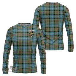 ScotsTee Shop Scottish Paisley Clan Crest Tartan Long Sleeve T Shirt