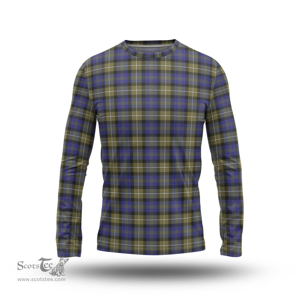 ScotsTee Shop Scottish Rennie Clan Tartan Long Sleeve T Shirt