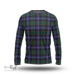 ScotsTee Shop Scottish MacRae Hunting Modern Clan Tartan Long Sleeve T Shirt