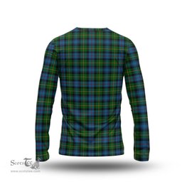 ScotsTee Shop Scottish MacLeod of Skye Clan Crest Tartan Long Sleeve T Shirt