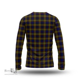 ScotsTee Shop Scottish MacLellan Modern Clan Crest Tartan Long Sleeve T Shirt