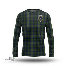 ScotsTee Shop Scottish MacNeil of Colonsay Clan Crest Tartan Long Sleeve T Shirt