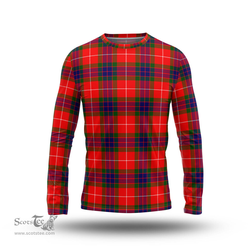 ScotsTee Shop Scottish Fraser Modern Clan Tartan Long Sleeve T Shirt