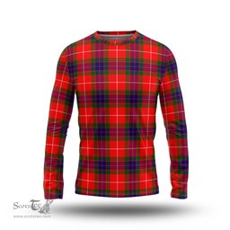 ScotsTee Shop Scottish Fraser Modern Clan Tartan Long Sleeve T Shirt