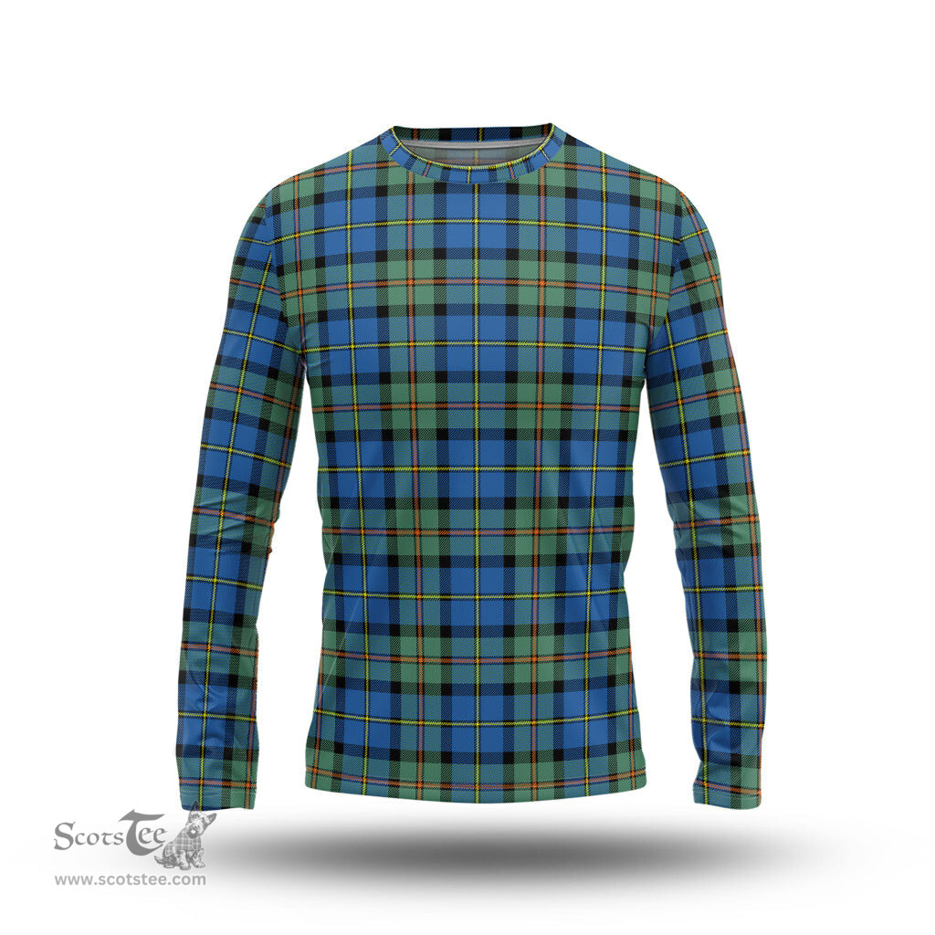 ScotsTee Shop Scottish MacLeod of Harris Ancient Clan Tartan Long Sleeve T Shirt