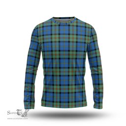 ScotsTee Shop Scottish MacLeod of Harris Ancient Clan Tartan Long Sleeve T Shirt