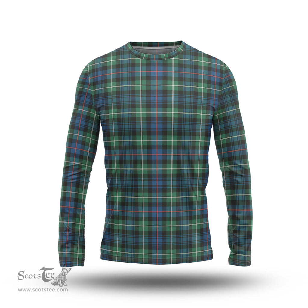 ScotsTee Shop Scottish MacKenzie Ancient Clan Tartan Long Sleeve T Shirt