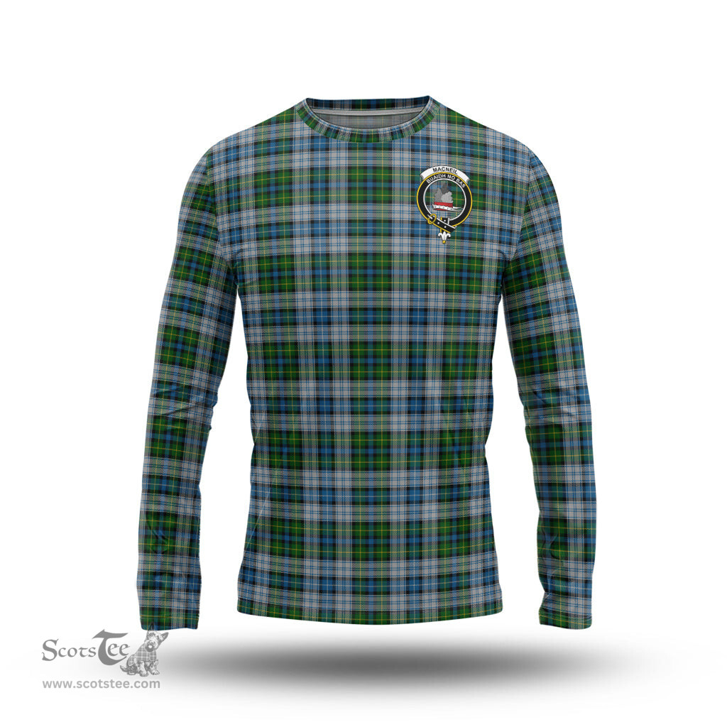 ScotsTee Shop Scottish MacNeil Dress Clan Crest Tartan Long Sleeve T Shirt