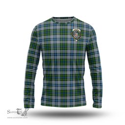 ScotsTee Shop Scottish MacNeil Dress Clan Crest Tartan Long Sleeve T Shirt