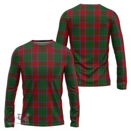 ScotsTee Shop Scottish MacPhail Blue Bands Clan Tartan Long Sleeve T Shirt