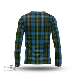 ScotsTee Shop Scottish MacNeil of Barra Clan Crest Tartan Long Sleeve T Shirt