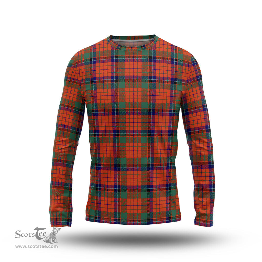 ScotsTee Shop Scottish Nicolson Ancient Clan Tartan Long Sleeve T Shirt