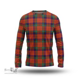 ScotsTee Shop Scottish Nicolson Ancient Clan Tartan Long Sleeve T Shirt