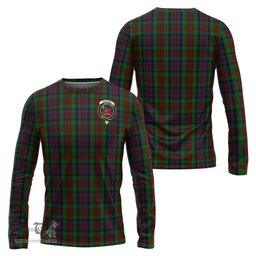 ScotsTee Shop Scottish MacDuff Hunting Clan Crest Tartan Long Sleeve T Shirt