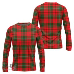 ScotsTee Shop Scottish MacAulay Modern Clan Tartan Long Sleeve T Shirt