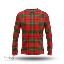 ScotsTee Shop Scottish MacAulay Modern Clan Tartan Long Sleeve T Shirt