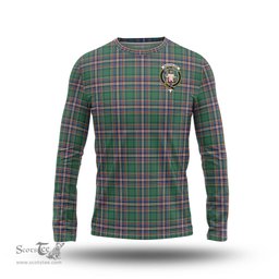 ScotsTee Shop Scottish MacFarlane Hunting Ancient Clan Crest Tartan Long Sleeve T Shirt