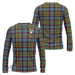 ScotsTee Shop Scottish Norvel Clan Crest Tartan Long Sleeve T Shirt