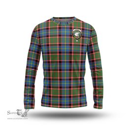 ScotsTee Shop Scottish Norvel Clan Crest Tartan Long Sleeve T Shirt