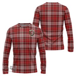 ScotsTee Shop Scottish MacDougall Dress Clan Crest Tartan Long Sleeve T Shirt