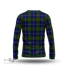 ScotsTee Shop Scottish MacLeod of Harris Modern Clan Crest Tartan Long Sleeve T Shirt