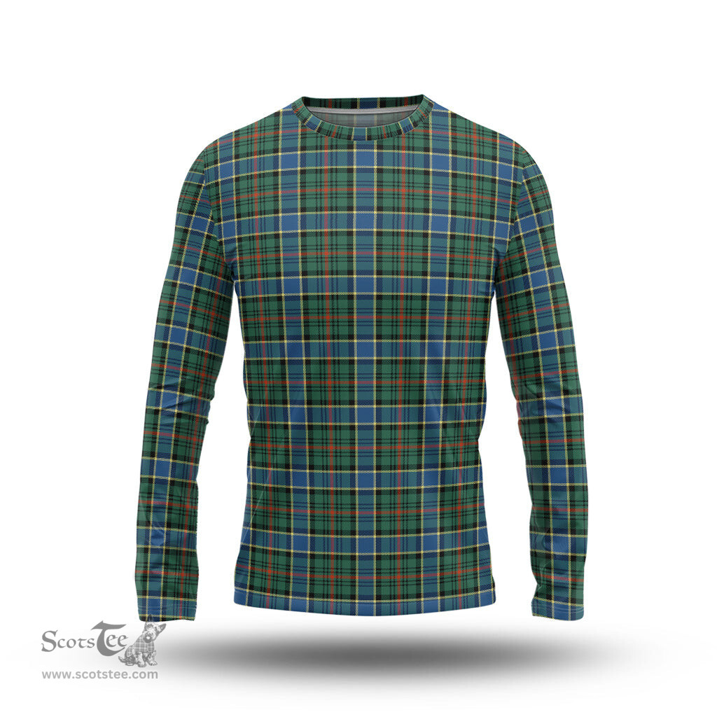 ScotsTee Shop Scottish Ogilvie (Ogilvy) Hunting Ancient Clan Tartan Long Sleeve T Shirt