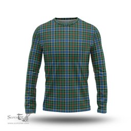 ScotsTee Shop Scottish Ogilvie (Ogilvy) Hunting Ancient Clan Tartan Long Sleeve T Shirt