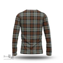 ScotsTee Shop Scottish MacLeod of Harris Weathered Clan Crest Tartan Long Sleeve T Shirt