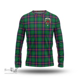ScotsTee Shop Scottish Young Modern Clan Crest Tartan Long Sleeve T Shirt