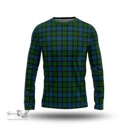 ScotsTee Shop Scottish MacKay Modern Clan Tartan Long Sleeve T Shirt