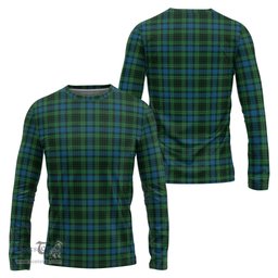 ScotsTee Shop Scottish O'Donohue Clan Tartan Long Sleeve T Shirt