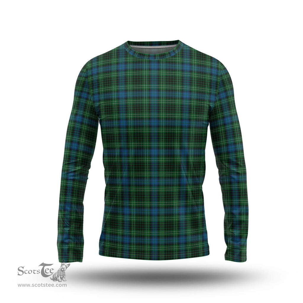 ScotsTee Shop Scottish O'Donohue Clan Tartan Long Sleeve T Shirt