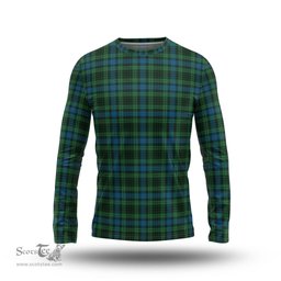 ScotsTee Shop Scottish O'Donohue Clan Tartan Long Sleeve T Shirt