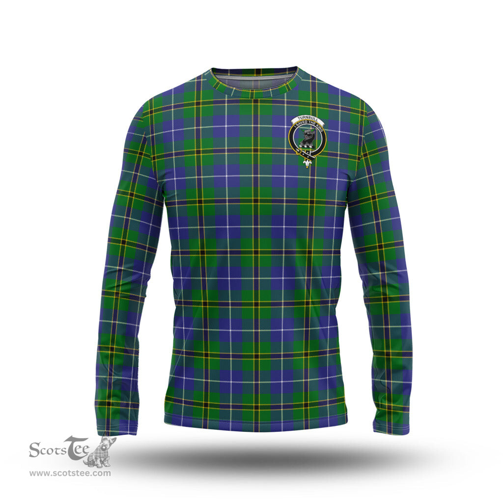ScotsTee Shop Scottish Turnbull Hunting Clan Crest Tartan Long Sleeve T Shirt