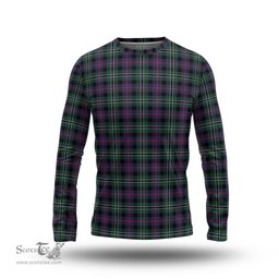 ScotsTee Shop Scottish Rose Hunting Modern Clan Tartan Long Sleeve T Shirt
