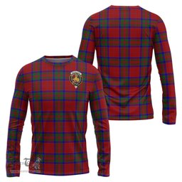 ScotsTee Shop Scottish MacGillivray Clan Crest Tartan Long Sleeve T Shirt