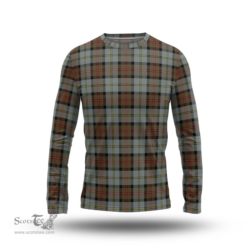 ScotsTee Shop Scottish MacLeod of Harris Weathered Clan Tartan Long Sleeve T Shirt