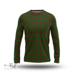ScotsTee Shop Scottish Menzies Clan Tartan Long Sleeve T Shirt