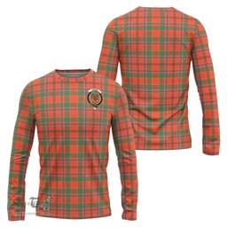 ScotsTee Shop Scottish Munro Ancient Clan Crest Tartan Long Sleeve T Shirt