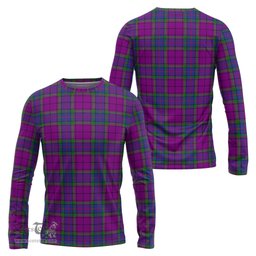 ScotsTee Shop Scottish Wardlaw Modern Clan Tartan Long Sleeve T Shirt