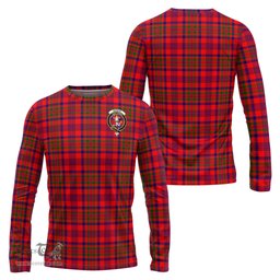 ScotsTee Shop Scottish Murray of Tulloch Modern Clan Crest Tartan Long Sleeve T Shirt