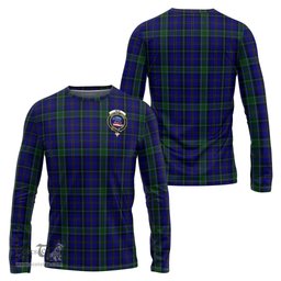 ScotsTee Shop Scottish Weir Clan Crest Tartan Long Sleeve T Shirt