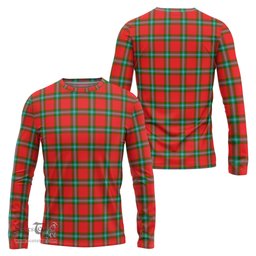 ScotsTee Shop Scottish MacLaine of Loch Buie Clan Tartan Long Sleeve T Shirt