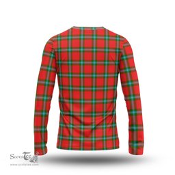 ScotsTee Shop Scottish MacLaine of Loch Buie Clan Tartan Long Sleeve T Shirt