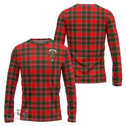 ScotsTee Shop Scottish Spens Modern Clan Crest Tartan Long Sleeve T Shirt